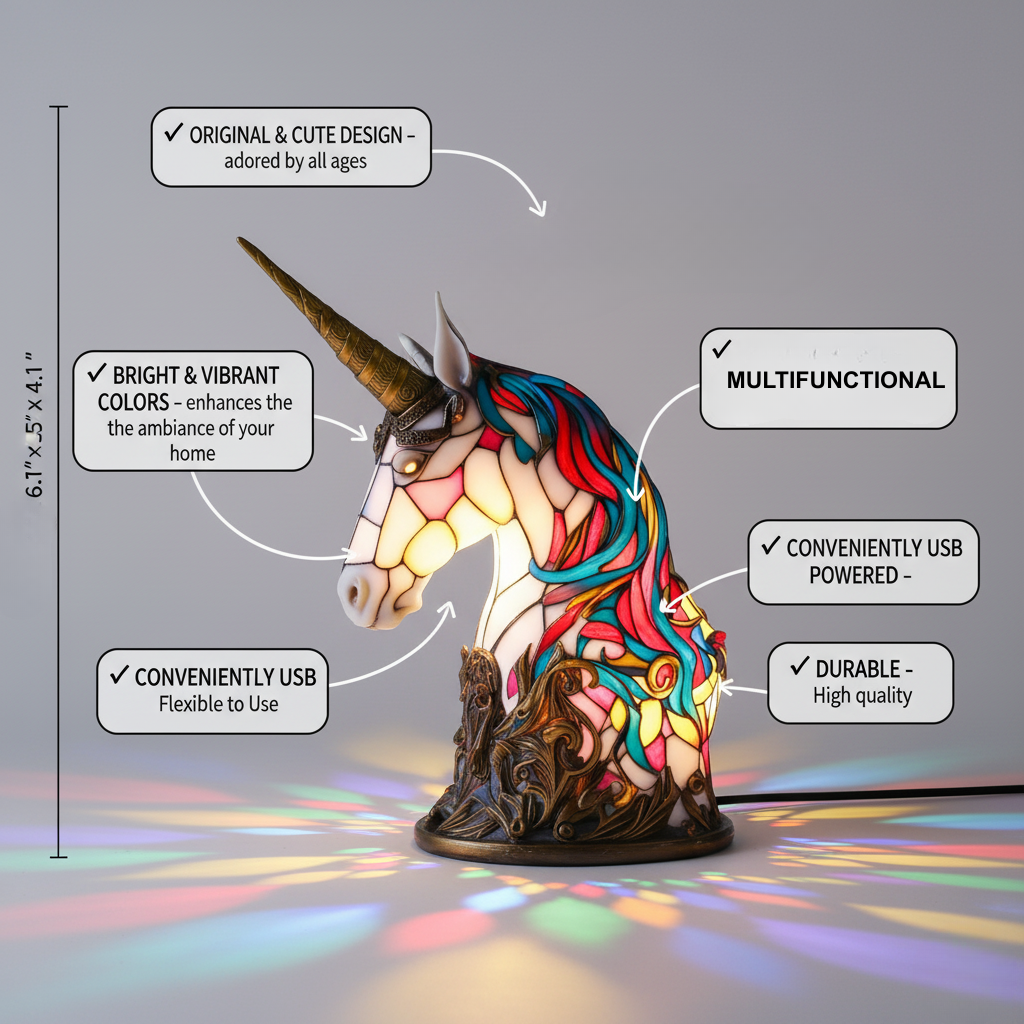 Unicornio Encantado Luna