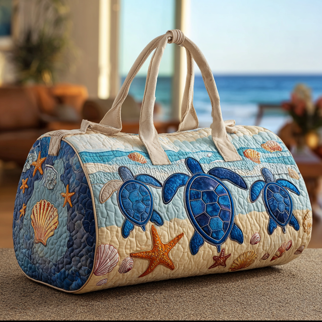 Bolsa de Viaje Acolchoada Tartaruga