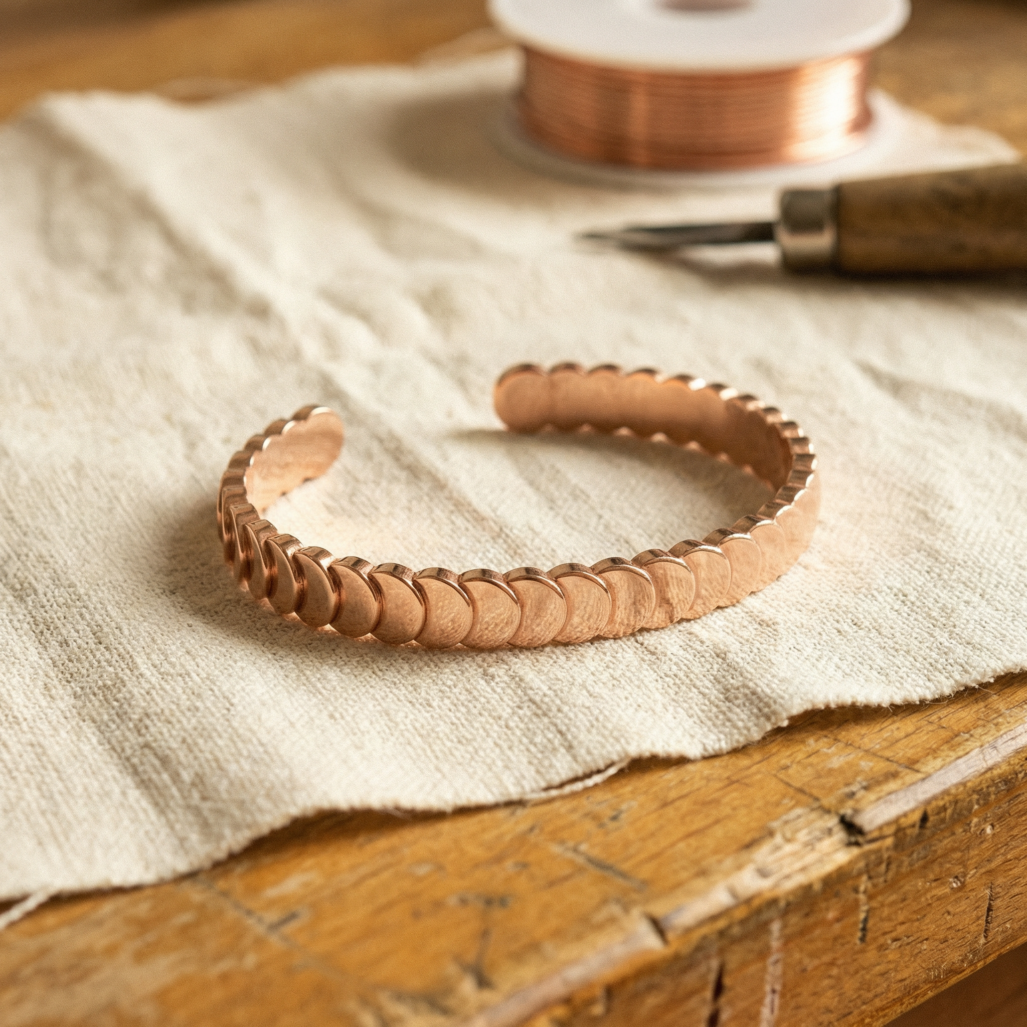 Pulsera de cobre
