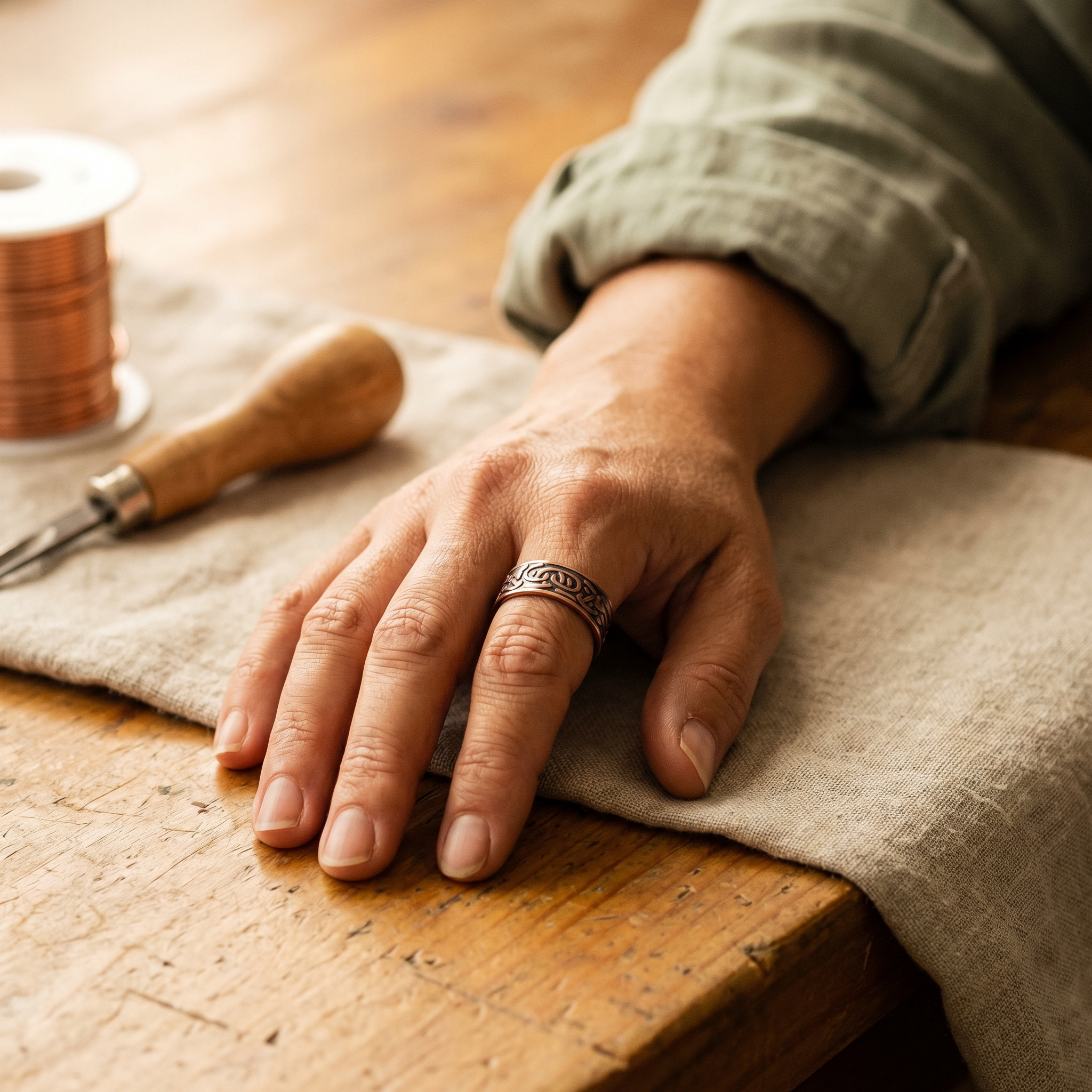 Anillo de cobre