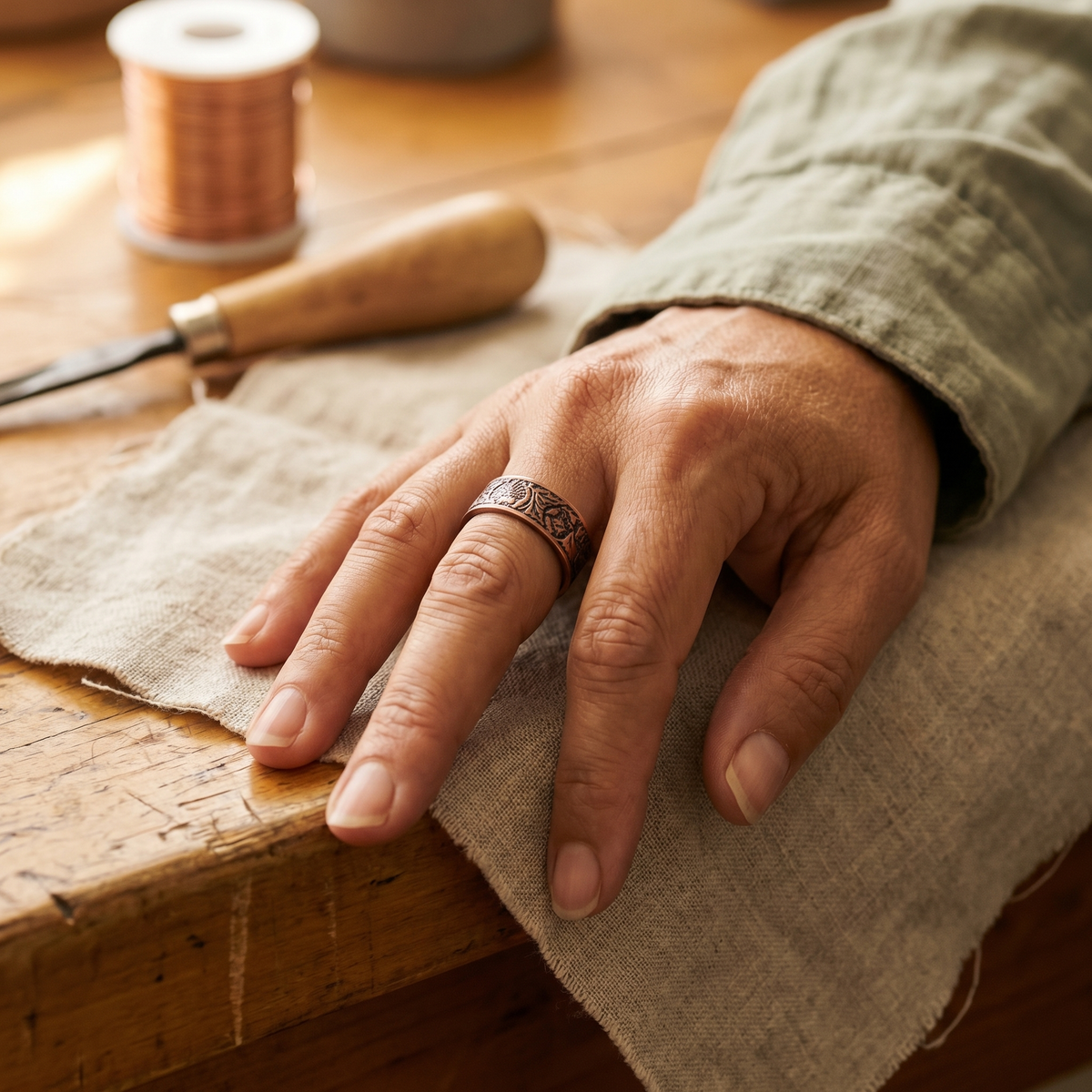 Anillo de cobre