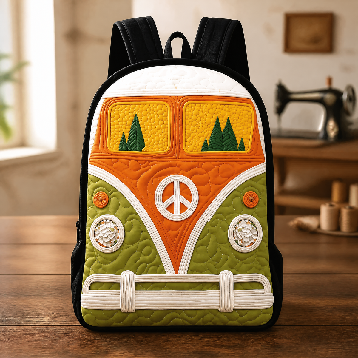 Mochila de acolchado - Símbolo de la paz