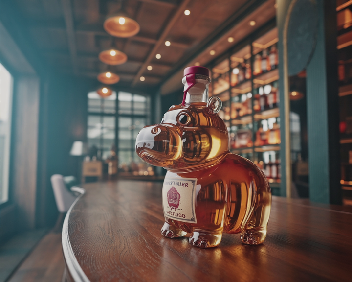 Botella de whisky - Edición Hippo