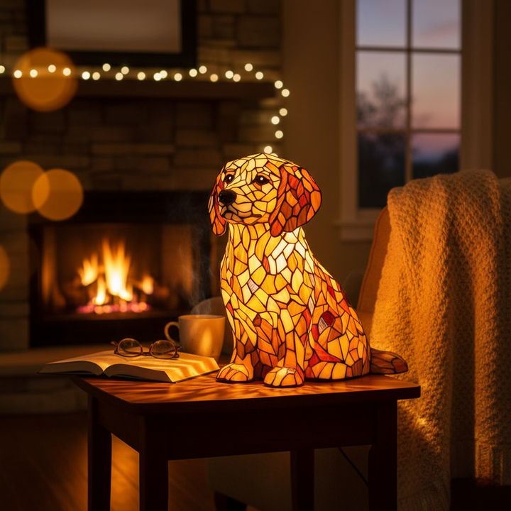 Figurita Lily el Golden Retriever Espiritual