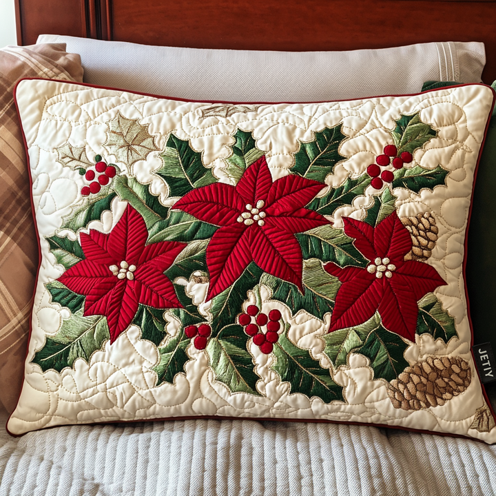 Funda de Almohada Poinsettia Charm