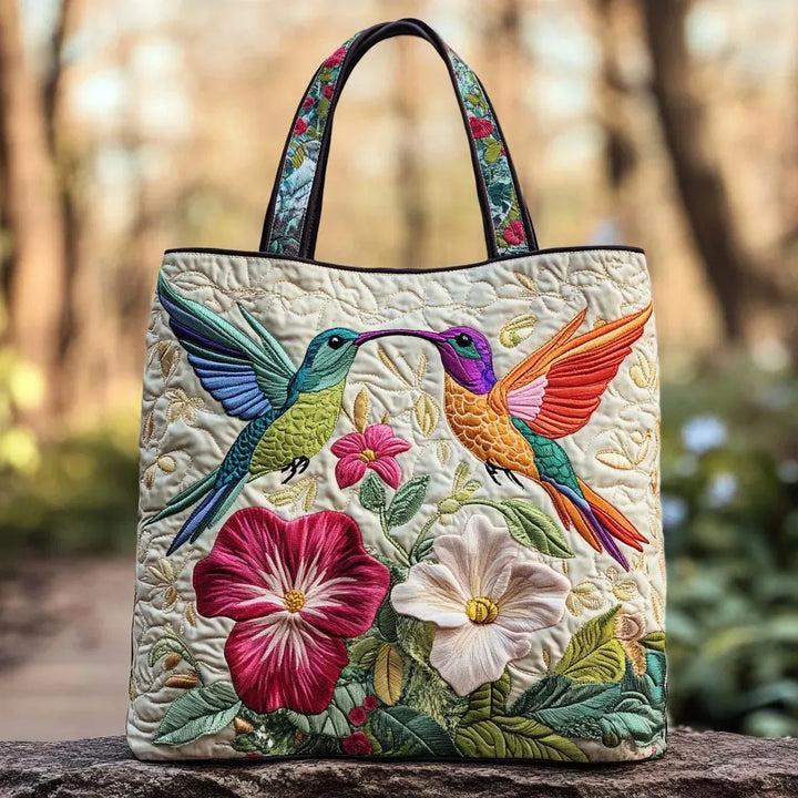 Bolso Tote Puro Acolchado de Colibrí