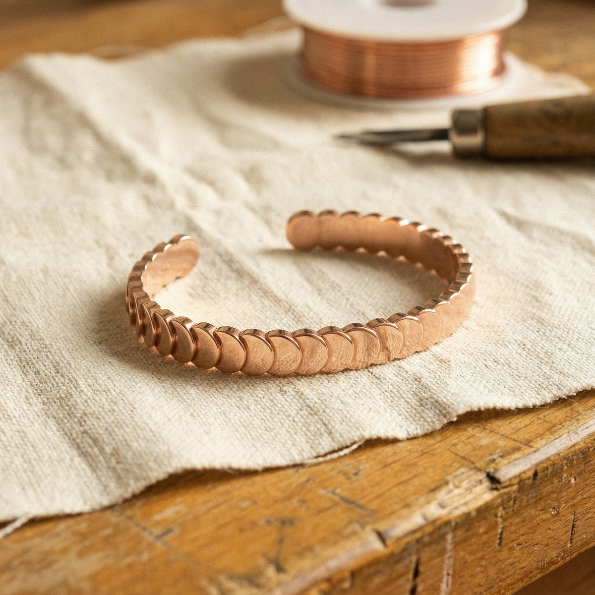 Pulsera de cobre