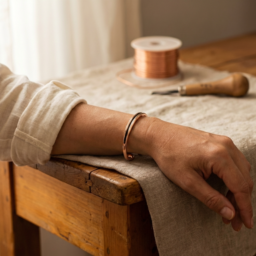 Pulsera de cobre