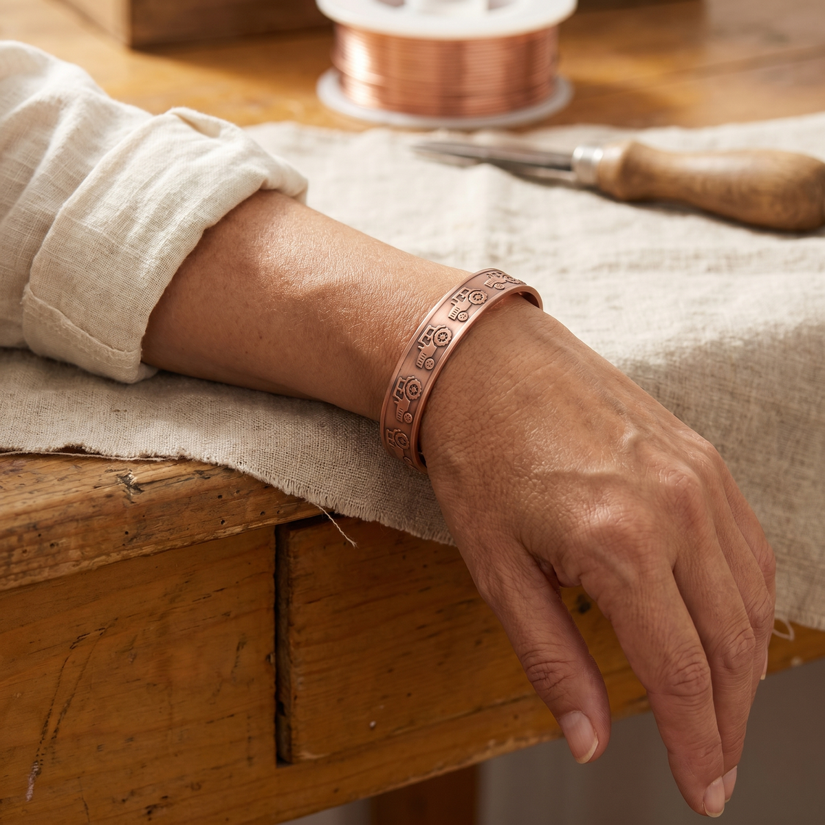 Pulsera de cobre