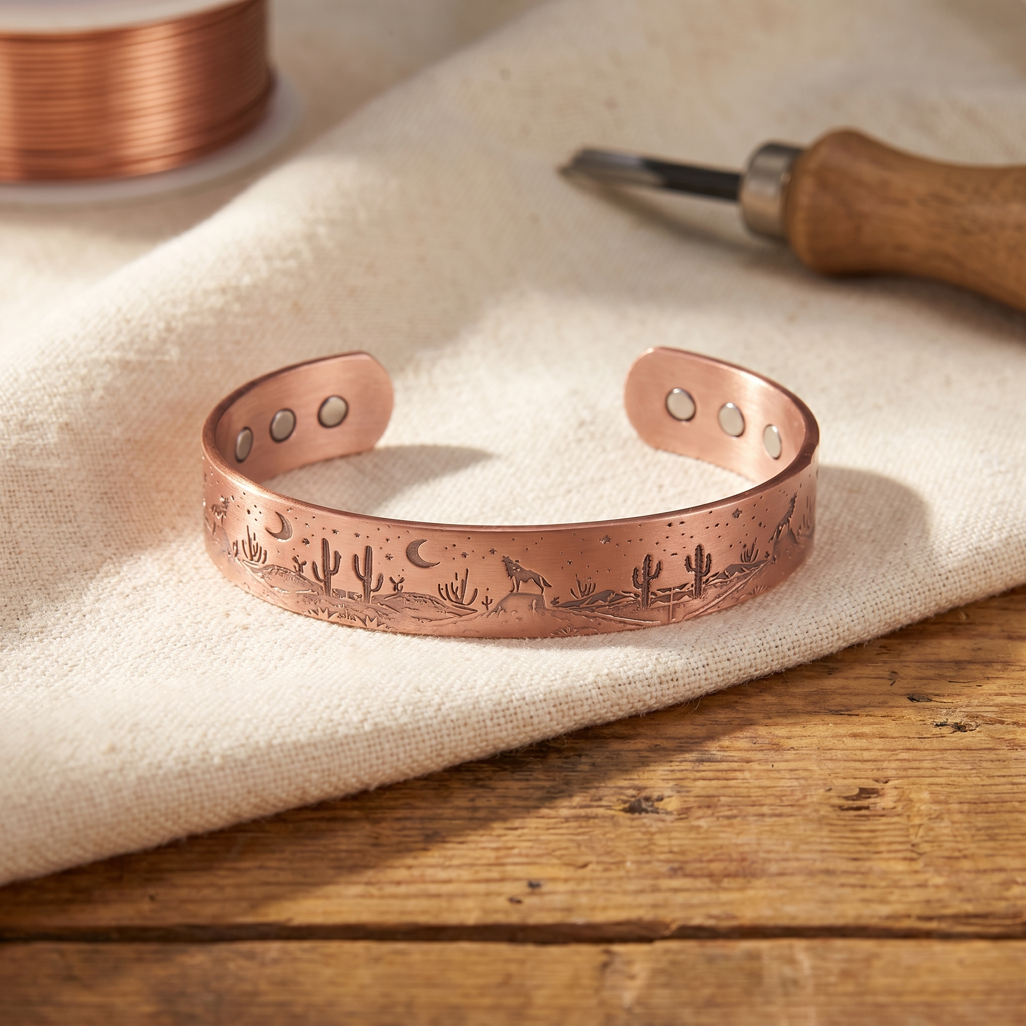 Pulsera de cobre Bahía