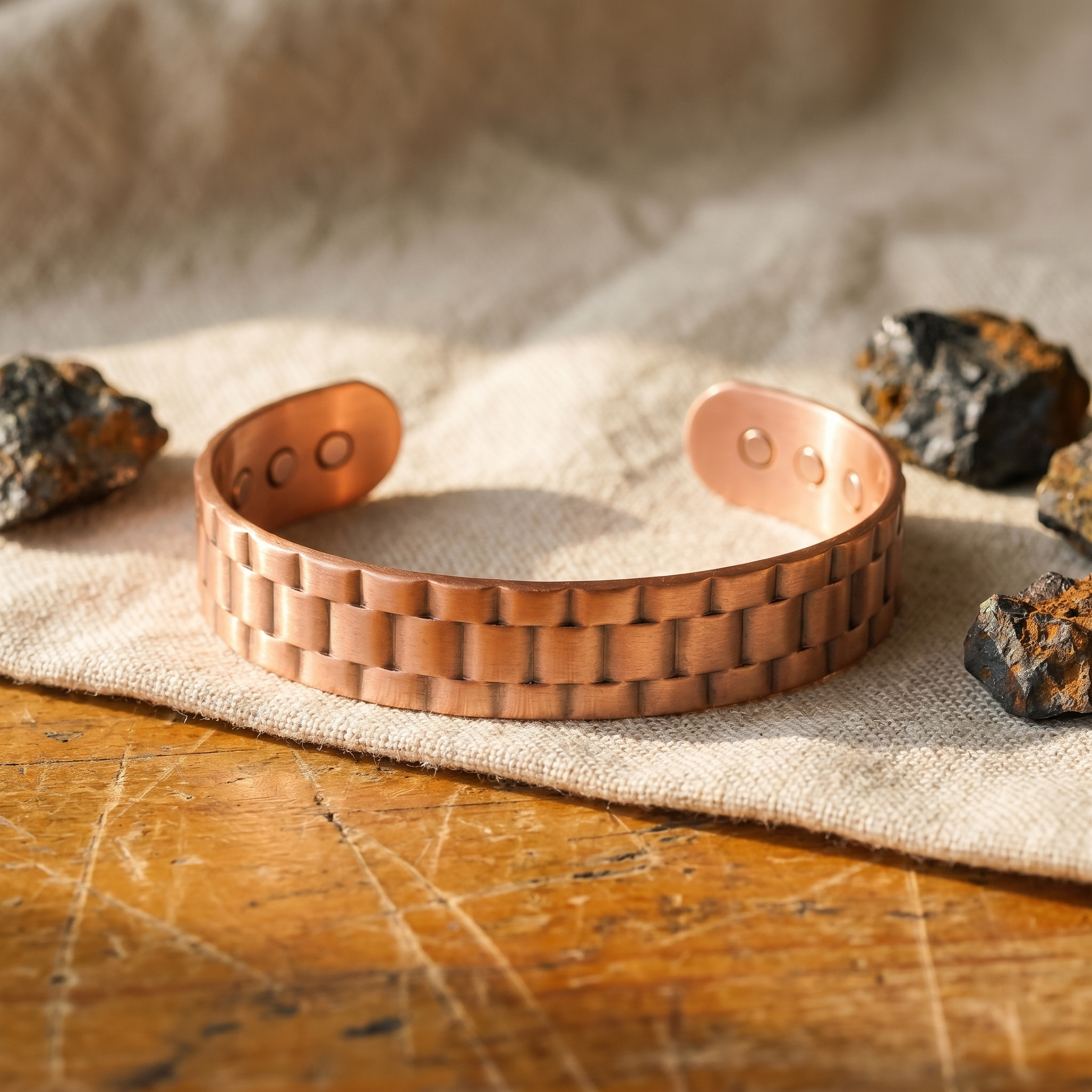 Pulsera de cobre para hombre