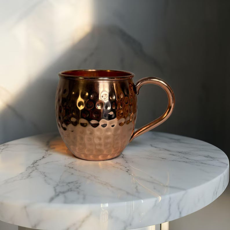 440 ml Taza de Cobre Martillada