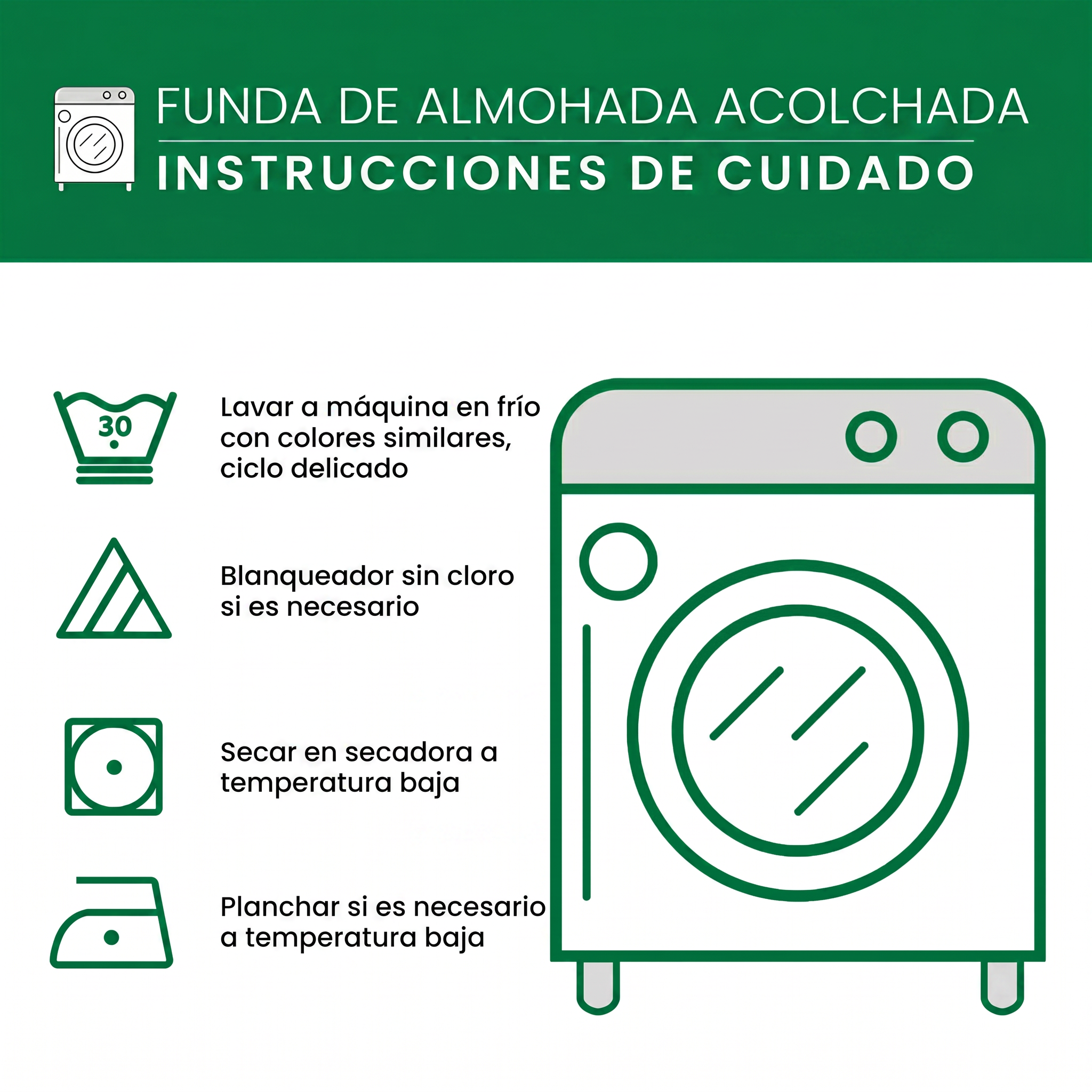 Funda de Almohada Acolchada Beacon Breeze