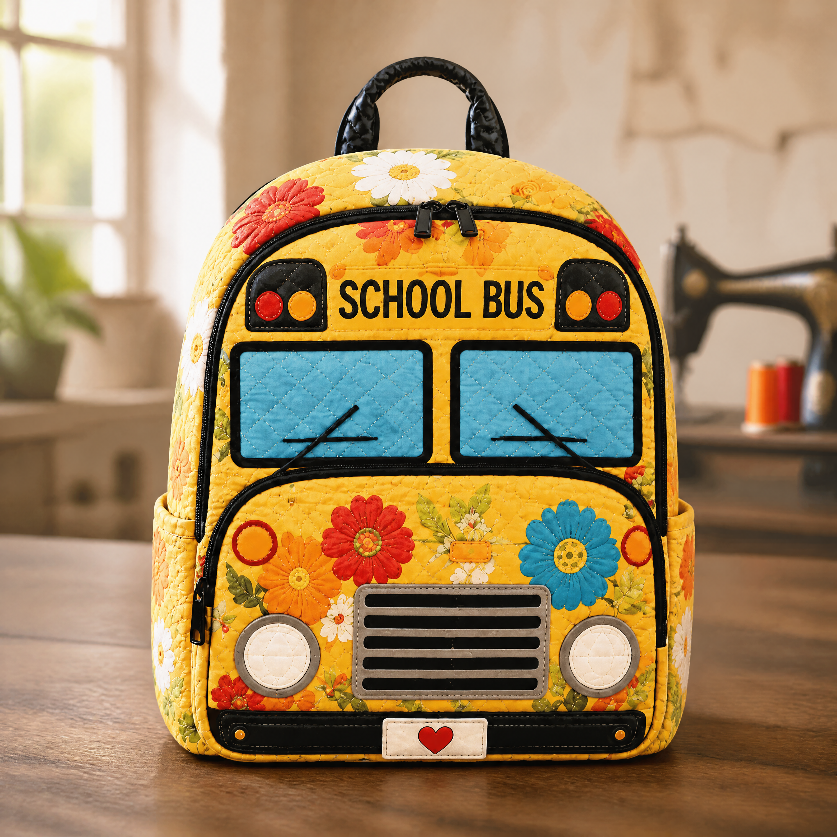 Mochila de acolchado - Estampado floral