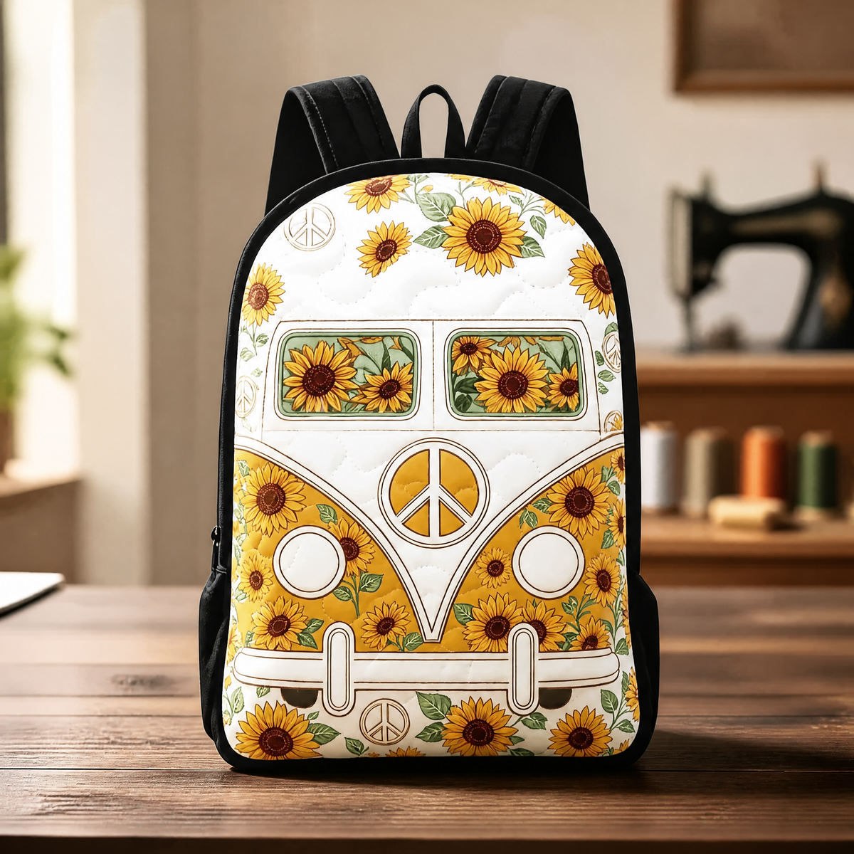 Mochila de acolchado - Correas de hombro negras