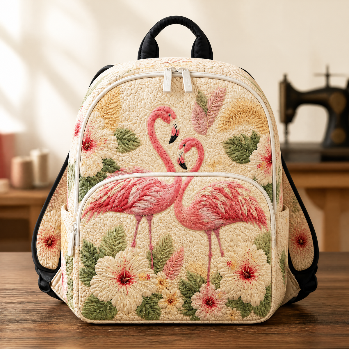 Mochila de acolchado - Flamenco