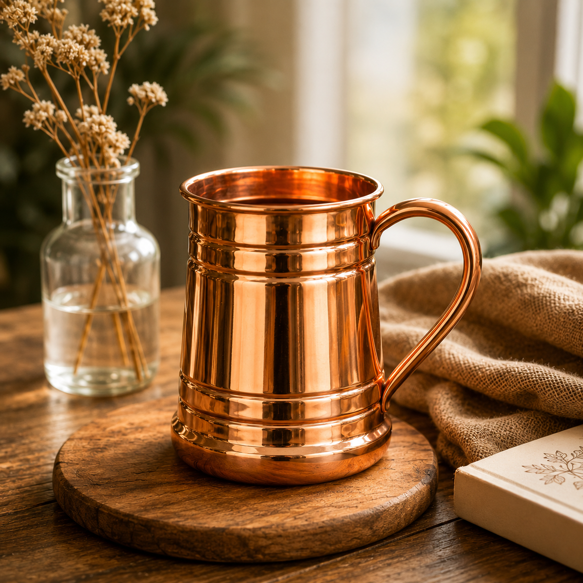 530 ml Taza Vintage de Cobre